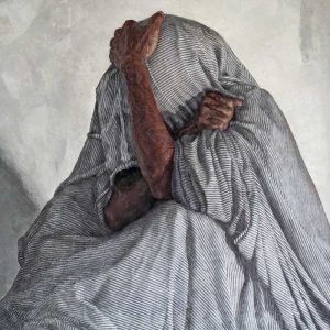 dulami oil and mixed media painting