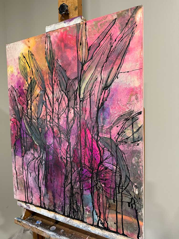 ink in bloom series no. 03